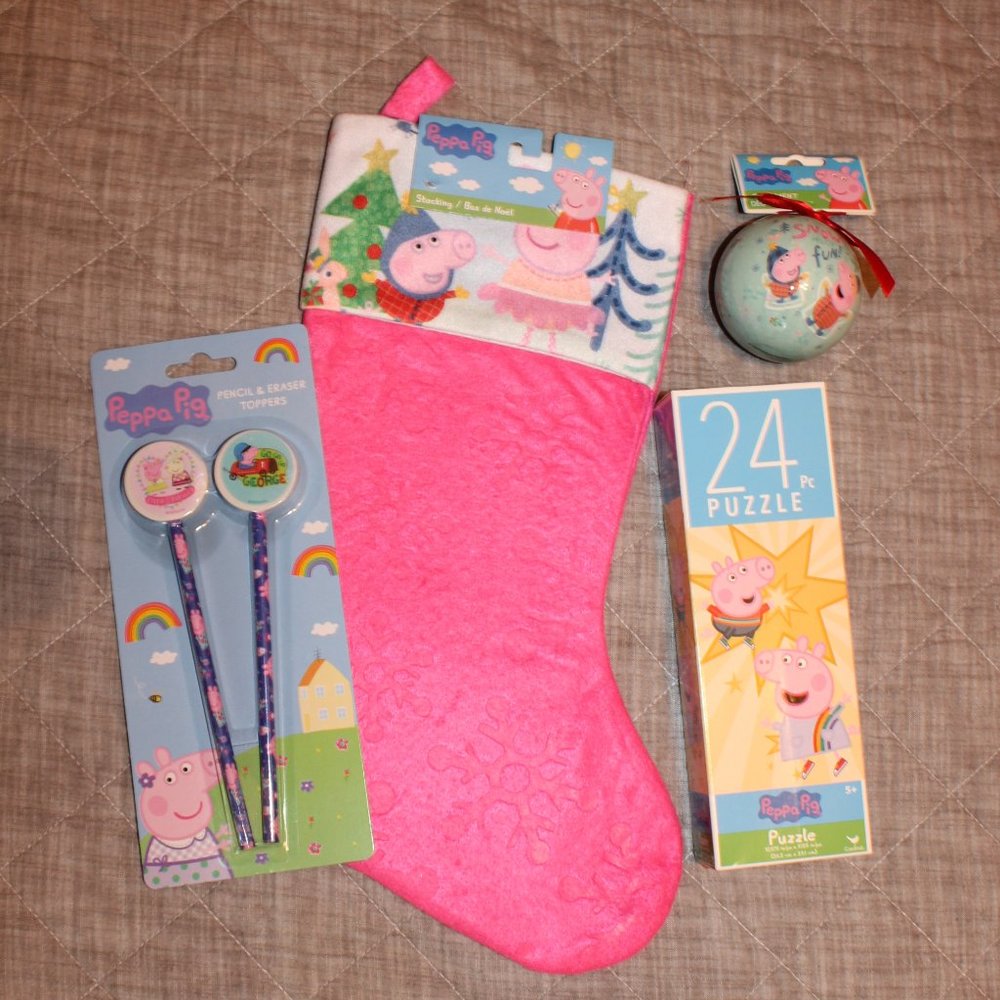 Peppa Pig Christmas Lot of 4 Toys New